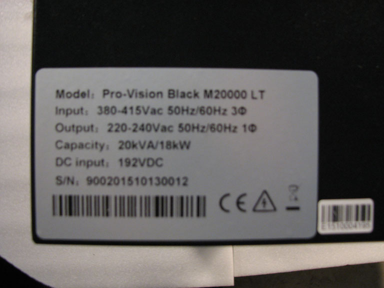Pro-Vision Black M20000 LT 3/1 - фотосессия на складе 14.10.2016