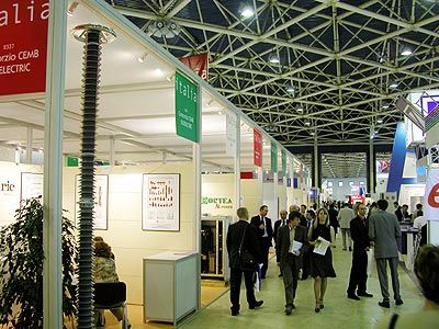 Блок итальянских компаний на&nbsp;выставке «Электро-2004»
