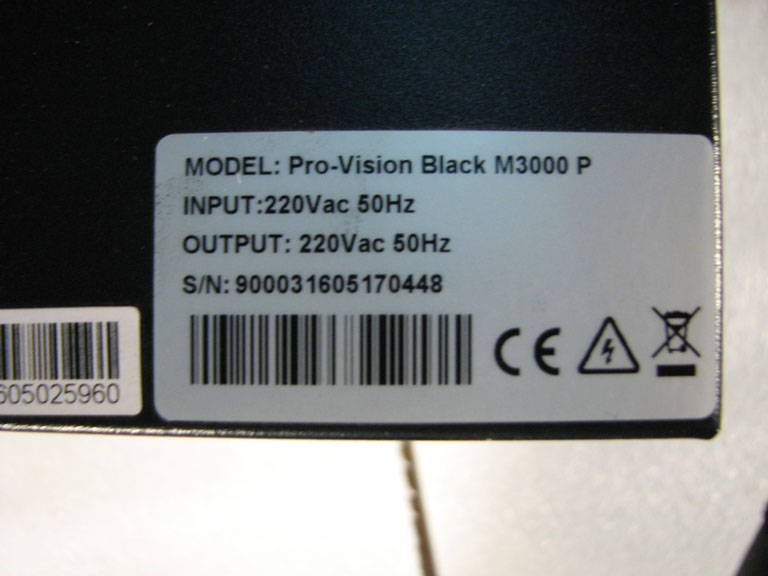 Pro-Vision Black M3000 P - фотосессия на складе 14.10.2016